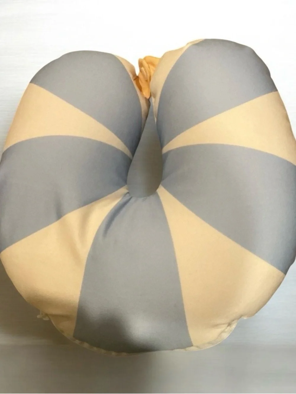 Buy 1 get 1 50% off Striped Blue and Cream U-Shape Neck Pillow - Travel Comfort